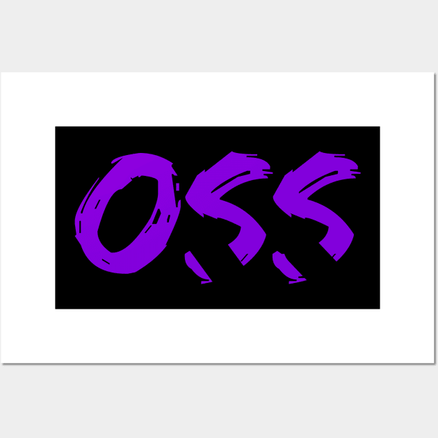 OSS bjj purple belts Wall Art by fighterswin